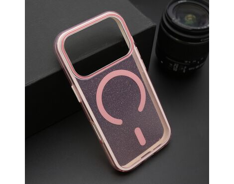 Futrola CRYSTAL MagSafe - iPhone 17 Pro roze (MS).