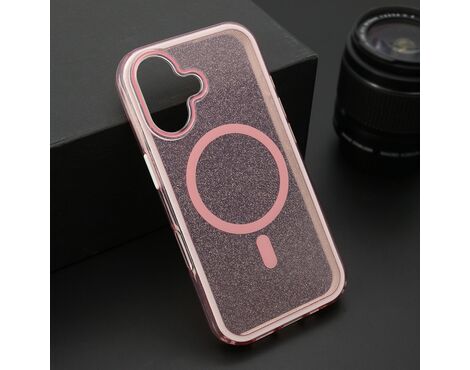 Futrola CRYSTAL MagSafe - iPhone 16 (6.1) roze (MS).