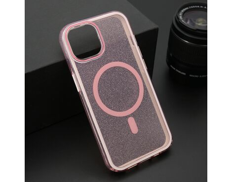 Futrola CRYSTAL MagSafe - iPhone 13 (6.1) roze (MS).