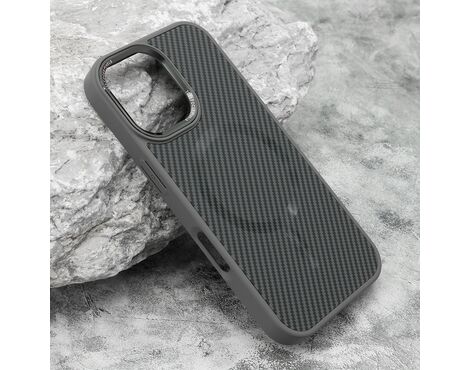 Futrola CARBON MagSafe - iphone 16 (6.1) siva (big camera) (MS).
