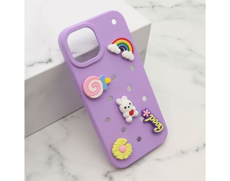 Futrola TOY - iPhone 15 ljubicasta (MS).