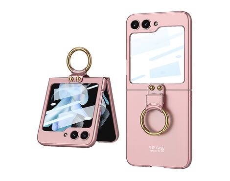 Futrola SMOOTH RING - Samsung F741B/F761B Galaxy Z Flip 6 5G/Z Flip 7 FE 5G roze (GKK case) (MS).