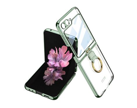 Futrola RING LINES - Samsung F741B/F761B Galaxy Z Flip 6 5G/Z Flip 7 FE 5G zelena (GKK case) (MS).