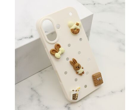 Futrola TOY - iPhone 16 (6.1) bela (MS).