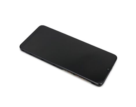 LCD displej (ekran) - Samsung M105 Galaxy M10 + Touch screen + frame black (crni) Full ORG EU (GH82-18685A/19366A) (MS).