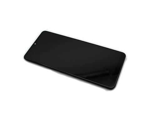 LCD displej (ekran) - Samsung A315F Galaxy A31 + Touch screen + frame black (crni) OLED (small size) (MS).