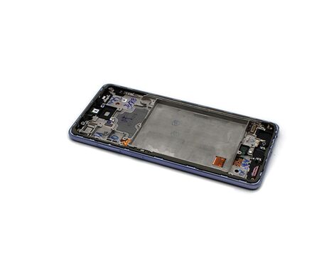 LCD displej (ekran) - Samsung A725F/A726B Galaxy A72 4G/5G + Touch screen + frame violet Full ORG EU (GH82-25624C/25463C/25460C/25849C) (MS).