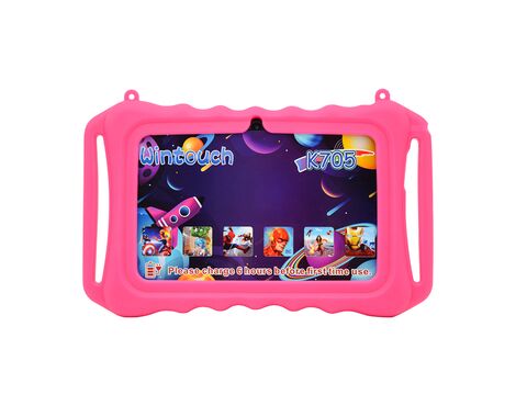 Wintouch tablet - decu K705 7 inca beli / roze Zastitna futrola (MS).