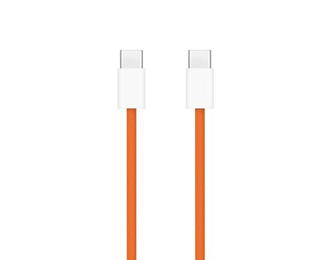 USB data kabl - iPhone 17/AIR/17 Pro/17 Pro Max Type C na Type C 60W 1m narandzasti (MS).