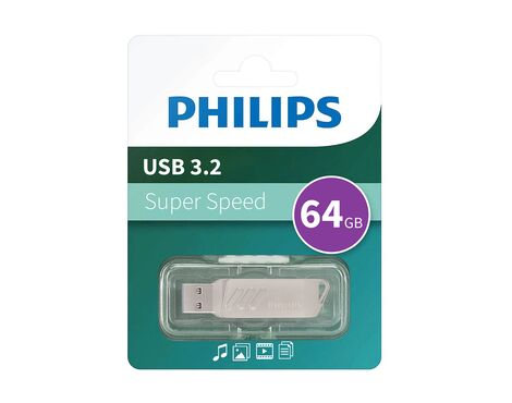 USB flash memorija Philips 40UT 3.2 dual port USB-A + type C 64GB (MS).