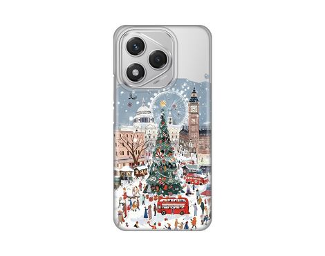 Silikonska futrola PRINT Skin - Huawei Honor 400 Lite Christmas Town.