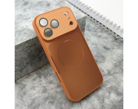 Futrola COLOR METAL MagSafe II - iPhone 17 Pro Max (6.9) narandzasta (MS).