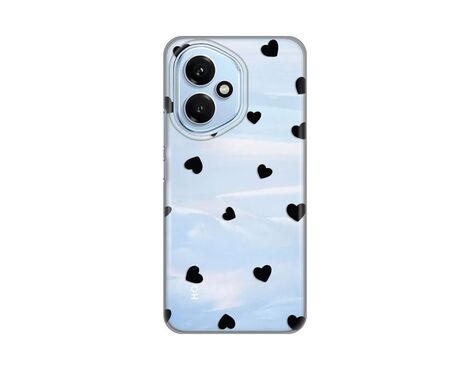 Silikonska futrola PRINT Skin - Huawei Honor 400 Hearts.