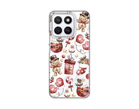 Silikonska futrola PRINT Skin - Huawei Honor X8c Cozy Christmas.