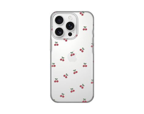 Silikonska futrola PRINT Skin - iPhone 16 Pro Little Cherry.