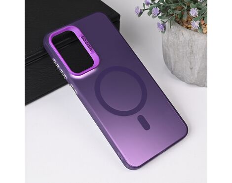 Futrola Magsafe providna - Samsung A566 Galaxy A56 5G ljubicasta.