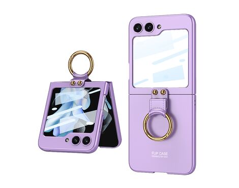 Futrola SMOOTH RING - Samsung F741B/F761B Galaxy Z Flip 6 5G/Z Flip 7 FE 5G ljubicasta (GKK case) (MS).