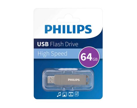 USB flash memorija Philips 60UT 3.2 dual port USB-A + type C 64GB (MS).