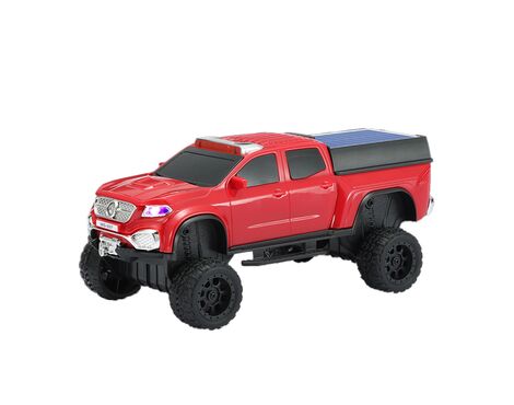 Zvucnik bluetooth WS-697 sa solarnim punjenjem auto crveni (MS).