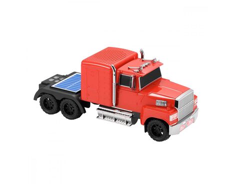 Zvucnik bluetooth WS-693 sa solarnim punjenjem kamion crveni (MS).