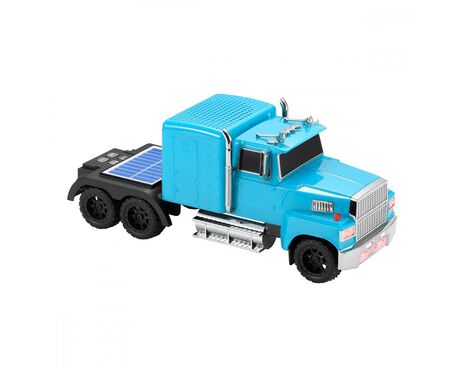 Zvucnik bluetooth WS-693 sa solarnim punjenjem kamion plavi (MS).