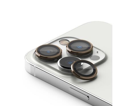 Folija - zastitu kamere RING za iPhone 16 Pro (6.3)/16 Pro Max (6.9) titanium brown (MS).