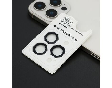 Folija - zastitu kamere OCTAGON za iPhone 16 Pro (6.3)/16 Pro Max (6.9) crna (MS).