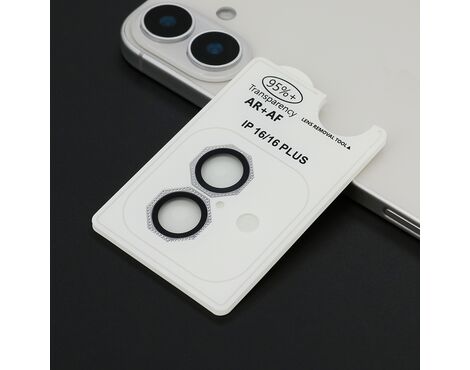 Folija - zastitu kamere OCTAGON DIAMOND za iPhone 16 (6.1)/16 Plus (6.7) srebrna (MS).