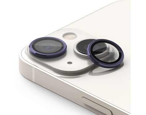 Folija - zastitu kamere RING za iPhone 15 (6.1)/iPhone 15 Plus (6.7) ljubicasta (MS).