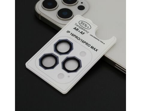 Folija - zastitu kamere OCTAGON DIAMOND za iPhone 16 Pro (6.3)/16 Pro Max (6.9) plava (MS).
