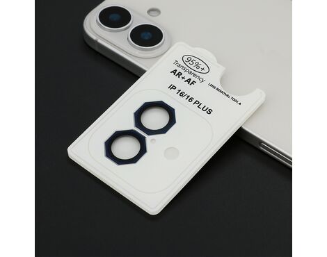 Folija - zastitu kamere OCTAGON za iPhone 16 (6.1)/16 Plus (6.7) plava (MS).