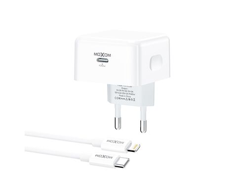 Kucni punjac MOXOM MX-HC307 40W Type C na Lightning beli (MS).