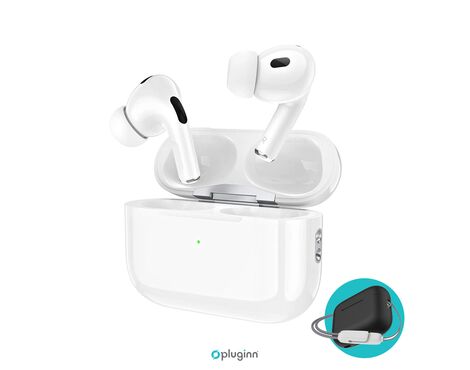 Bluetooth slusalice Pluginn Airbuds Pro bele.