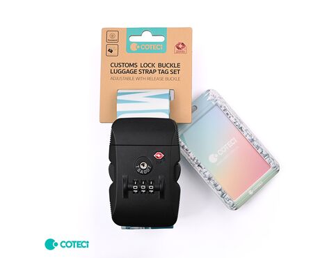 Sigurnosna traka - kofer sa sifrom Coteci World Architecture.