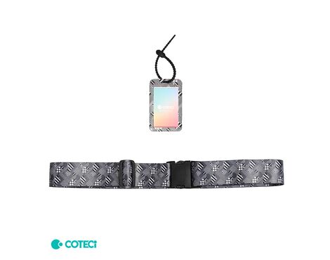 Sigurnosna traka - kofer Coteci siva.