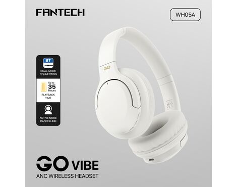 Bluetooth slusalice Fantech GO Vibe WH05A sive.