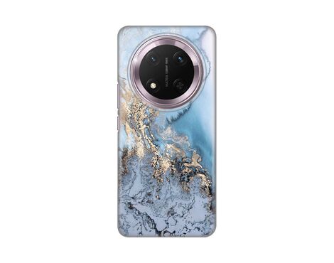 Silikonska futrola PRINT - Huawei Honor Magic 7 lite Blue Gold Marble.