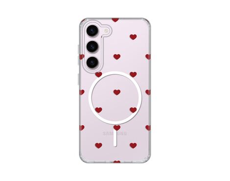 Futrola print Magsafe - Samsung S911B Galaxy S23 Red Hearts.
