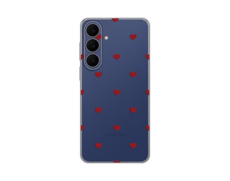 Silikonska futrola PRINT - Samsung S731B Galaxy S25 Fe Red Hearts.