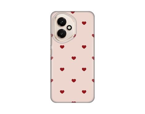 Silikonska futrola PRINT - Huawei Honor 400 Beige Hearts.