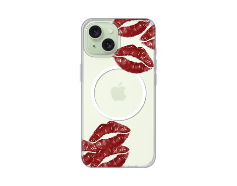 Futrola print Magsafe - iPhone 15 Kisses.