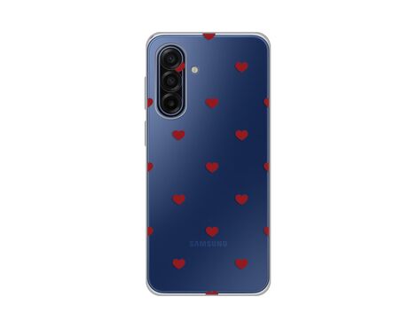 Silikonska futrola PRINT - Samsung A175 Galaxy A17 Red Hearts.