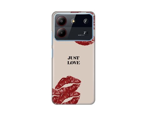 Silikonska futrola PRINT Skin - ZTE Blade A54 Just Love.