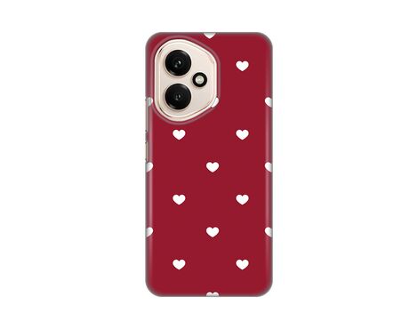 Silikonska futrola PRINT Skin - Huawei Honor 400 Burgundy Hearts.