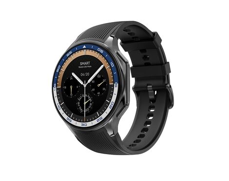 Smart watch DT Watch X crni (crna silikonska i crna kozna narukvica) (MS).