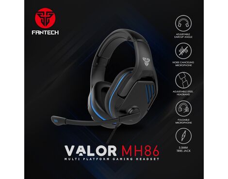 Slusalice Gaming Fantech MH86 Valor crne.