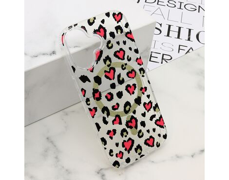 Futrola LEOPARD MagSafe - iPhone 17 roze (MS).