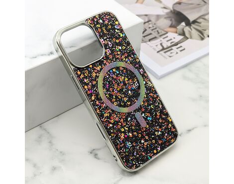 Futrola GLAM GLOW MagSafe - iPhone 16 Pro Max (6.9) crna (MS).