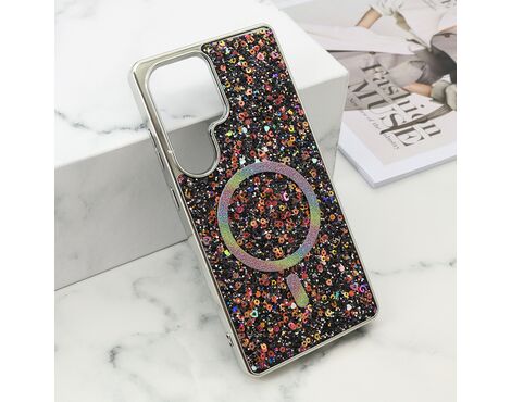 Futrola GLAM GLOW MagSafe - Samsung S938 Galaxy S25 Ultra 5G crna (MS).