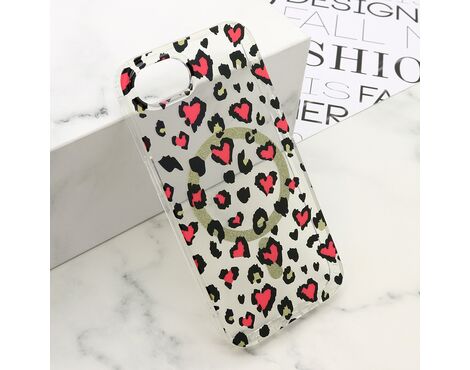 Futrola LEOPARD MagSafe - iPhone 16e roze (MS).